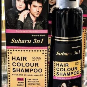Subaru 3 in 1 Black Hair Color Shampoo | Hair Color Shampoo For Men & Women | Best Quality Shampoo - 200 ml - Image 3