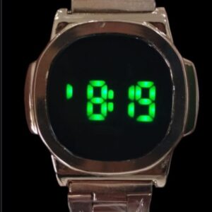 LED Touch Screen Digital Watch | Best Quality Digital Touch Watch | Stainless Steel Cell Operated Watch - Image 7