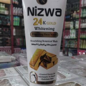 Nizwa 24K Gold Whitening Face Wash – 100ML | Brightening & Glowing Skin - Image 2