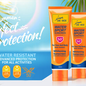 De-Hoi Water-Resistant Whitening & Moisturizer Sunblock Sunscreen | Sun Protection + Skin Brightening | Lightweight & Hydrating for Face & Body - Image 5