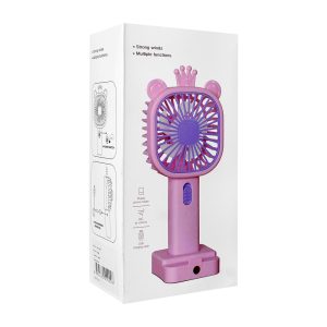 Fan with Sharpener | Mini Handheld Fan, Portable USB Fan for Home, Office, Bedroom, Rechargeable Fan with Pencil Sharpener - Random Design & Color - Image 14