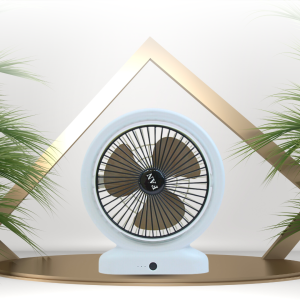 Desktop Fan Rechargeable, Mini Table Fan, Powerful Electric Fan withÂ  Adjustable Wind Speeds, Portable USB Fan for Home Office and Outdoors | Three-Speed Mini Desktop Fan with Colorful LED Lights â€“ USB & Battery Powered - Random ColorÂ  - Image 6