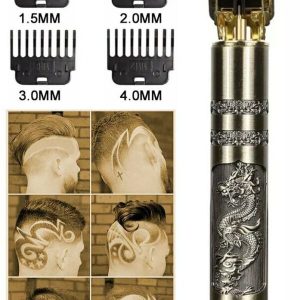 T9 Professional  Beard Trimmer  Haircut Shaving Machine for Men (Metal Body) - Image 5