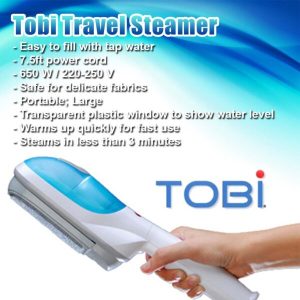 Portable TOBI Steamer Iron,steam ironing. - Image 9