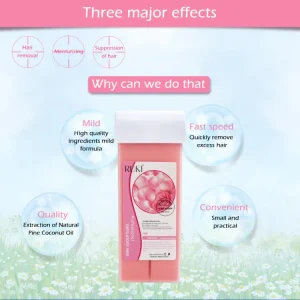Refill Wax for Women, Roll On Wax Refill for Hair Areas of the Body, Roller Waxing Hair Removal Depilatory Refill Wax with different flavour (1 Pc) (Random Flavors) - Image 16