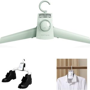Portable Clothes Dryer, Fast Drying Cloth Suit Hanger Dryer, Electric Folding Clothes Shoes Drying Hangers - Image 12