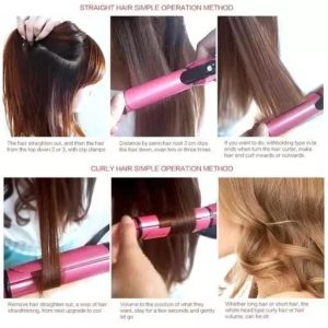 Hair Straightener|  2 in 1...Hair straightener and curler. - Image 3