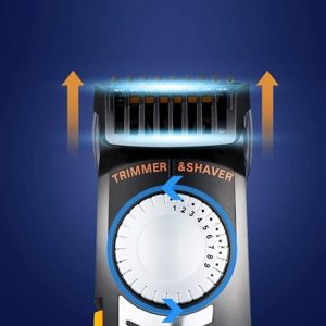 Hair Clippers,Electric Shaver and Hair Clipper, Mens Clippers for Hair Cutting Professional,Cordless Rechargeable Electric Hair Cutting Kit for Men - Image 9