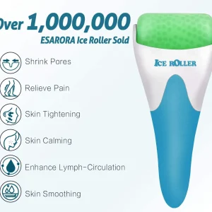 MARZAHAR Ice Roller for Face & Eye Puffiness Relief, Cold Gel Ice Face Roller Massager - Ice Roller Cool Roller For Face Eye Body Facial Shaping Anti Wrinkle Ice Roller Massager Smooth Skin ( Random Color ) - Image 11