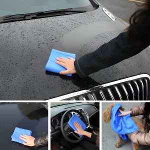 Clean Cham Absorbant Car, Home Cleaning Synthetic Chamois Leather Magic Cloth(Random Color) - Image 8