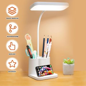 LED Learning Dormitory Bedroom Bedside Reading Night Light Table Lamp (qp-2209-B) - Image 1