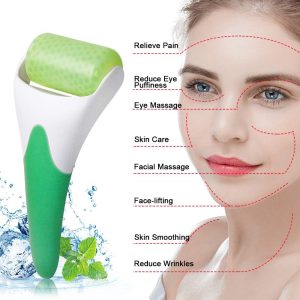 MARZAHAR Ice Roller for Face & Eye Puffiness Relief, Cold Gel Ice Face Roller Massager - Ice Roller Cool Roller For Face Eye Body Facial Shaping Anti Wrinkle Ice Roller Massager Smooth Skin ( Random Color ) - Image 7