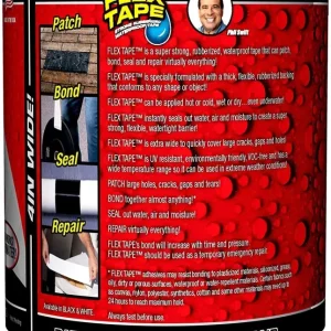 FLEX TAPE ULTRA-STRONG WATERPROOF ADHESIVE TAPE | Waterproof Seal Repair & Sealant | Stop The Leak - Image 3