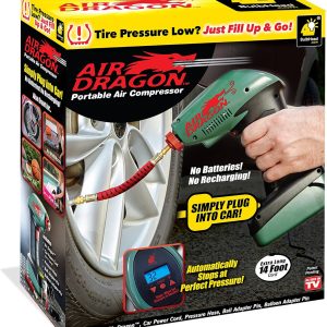 Air Dragon Portable Air Compressor Build in Light Great For Sport Ball, Pool Toys, Air Mattresses - Image 7