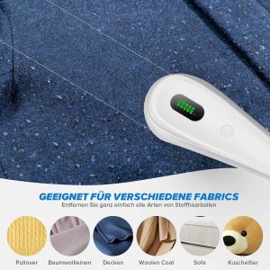 M23 Portable Lint Remover USB Rechargeable Lint Remover for Various Fabrics With Screen Power Display - Image 5