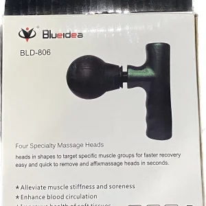 Black Mini Fascial Gun Deep Muscle Massager Mini Head and Face Massager Portable Suitable For Gym - Image 4