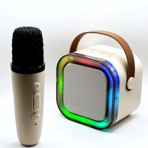 Crown K12 Watch & Speaker Set - Best Quality Speaker Set & Watch Set | Watch with Karaoke Speaker | Watch with 4 Multiple Random Color Straps - Image 9