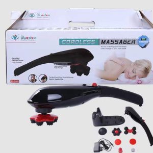 Blue idea Rechargeable Cordless Massager with different heads | Deep Massager for Muscles Neck Cordless Electric Body Massager - Image 10