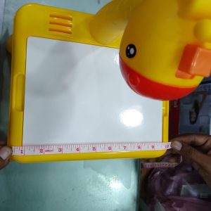 Table with light and with music inside | Mini Art Drawing Board Leds Projector Light Toy Children Kids Painting Table Small Desk(Random Color) - Image 4