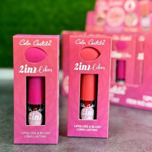 Moccallure Professio2 in 1 Makeup Deal â€“ Color Castile Lip Gloss & Blush | Liquid Beauty Combo | Long-Lasting Radiance | Dual-Use Magicnal 18-Colors Lipstick Kit â€“ Long-Lasting, Hydrating & Compact | Unisex Makeup Set (Copy) - Image 8