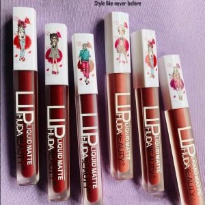 6-Piece Matte Lip Gloss Set â€“ Multicolor Shades, Long-Lasting Liquid Formula, Velvet Finish - Random Shades (without box) - Image 7