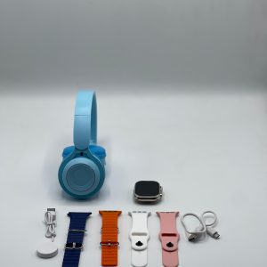 Ultra 2 Smart Watch Bundle â€“ Includes Free P47 Wireless Headphone + 7 Interchangeable Straps - Image 3
