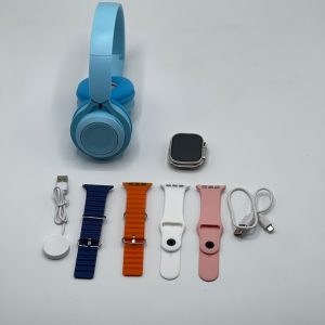 Ultra 2 Smart Watch Bundle â€“ Includes Free P47 Wireless Headphone + 7 Interchangeable Straps - Image 4