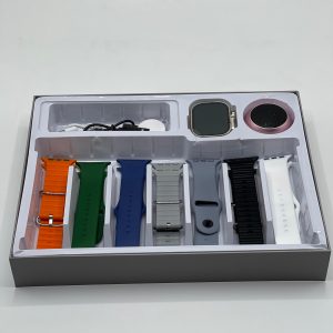Ultra 2 - Crown K16 - Watch Bundle â€“ Includes Free P47 Wireless Headphone + 7 Interchangeable Straps - Image 7