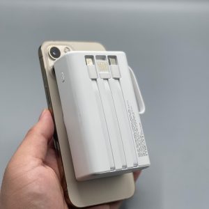Kamal Wireless 20000Mah Power Bank With 3 Charging Cables - Image 5