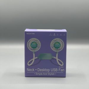 Mini Neck Fan â€“ Portable USB Rechargeable Hands-Free Wearable Cooling Fan | Personal Airflow for Travel, Office & Outdoor Use - Image 7