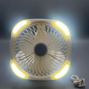 Jiake - Folding Storage Lamp Fan 2000 mah  | JK-F670 | Portable Handheld Fan | Mini Handheld Fan easily Carrieable for Personal Usecases | USB Rechargeable Fan - Image 6
