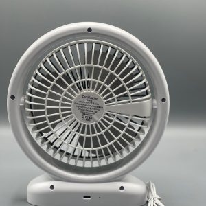 Desktop Fan Rechargeable, Mini Table Fan, Powerful Electric Fan withÂ  Adjustable Wind Speeds, Portable USB Fan for Home Office and Outdoors | Three-Speed Mini Desktop Fan with Colorful LED Lights â€“ USB & Battery Powered - Random ColorÂ  - Image 4
