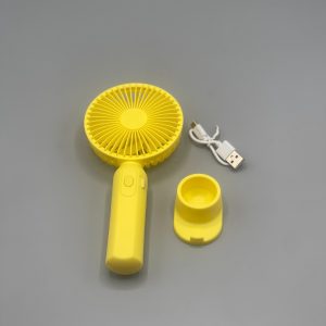 Mini Portable Handheld Fan | Compact Fan easily Carrieable for Personal Usecases | USB Rechargeable Fan (Random Color) - Image 3