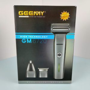Geemy (GM7620)  3in1 Grooming Kit is rechargeable powerful trimmer for men / Sharp Trimmer Face Shaver for precise shaving - Image 5