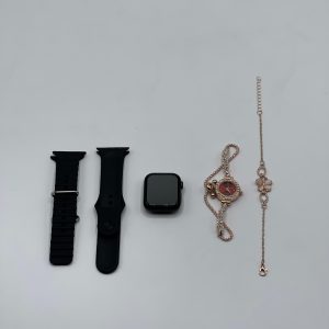 GM68 Ultra Mini Smartwatch + Quartz Bracelet Watch Combo | Wireless Charging | Stylish Dual Watch SetÂ  - Image 3
