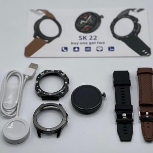SK 22 Smartwatch With 2 Watch Body And 2 Stripes AMOLED Display | Smart Watch For Men & Boys | Digital Watches | Smart Watch - Image 7