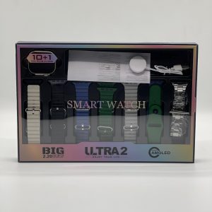Smartwatch With 10 Stripes | Big 2.20 Ultra 2 Smart Watch - Best Quality Smart Watch with 10 Multiple Straps - Smart Watch - Digital Watch - Image 5
