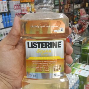 Listerine Miswak Mouthwash 500ml â€“ Deep Cleaning Mouth Freshener with Miswak Extract for Oral Hygiene and Fresh Breath - Image 4