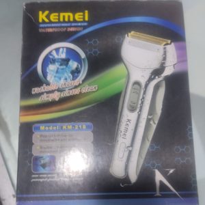 Kemei KM-218 Rechargeable Electric Shaver, Waterproof Floating Head, Cordless Shaving with Pop-up Trimmer, Easy Clean, Smooth Close Shave for Men | Kemei Shaver | - Image 3