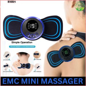 Ems Butterfly Portable Neck Massager | Best Quality EMS Butterfly Massager - Rechargeable Massager - MS  Foot Massager Pad Improve Blood Circulation - Image 4