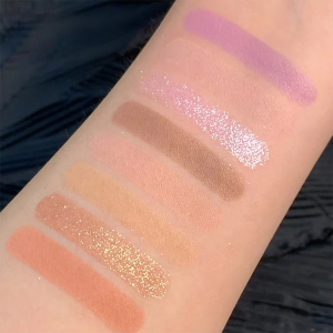 08 Colors Biya Star Flash Eight-Color Eye Shadow Palette Matte Pearl Light Fine Color Milk Tea Earth Niche Glitter Eye Shadow - 8 colors Korean Trending Eye Shadow PaletteÂ  - Image 5