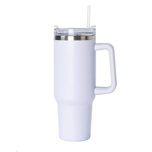 Stanley 40 Oz (1200ML) Stainless Steel Vacuum Insulated Tumbler with Straw â€“ Leak-Proof Quencher Cup for Hot & Cold Beverages, Travel Mug, Gym Water Bottle, Coffee Thermos -Random Colors | Stanley | (With Box) - Image 3