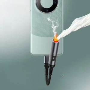 Windproof Mobile Phone Charging Lighter â€“ Outdoor USB Cigarette Lighter for Smartphones With Box - Image 10