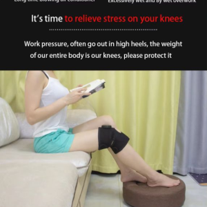 knee massager chargeable | Stress Relief Vibration Knee, Arm, Leg Massager Rechargeable Heating Pad, for Knee Pain Relief - Image 11