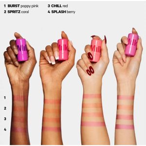 Pack 4 Milk Makeup Blush High Pigment Jelly Tint, Refreshing & Hydrating Long-lasting Colour Jelly Tint (Random color) - Image 4