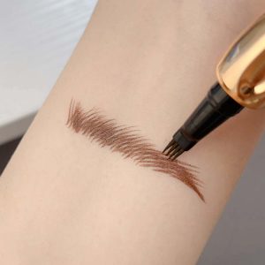 ( Tattoo brow) 4 Points Tip Tattoo Pen | 4 Tip Tattoo Eyebrow Pen | Eyebrow Pencil Creates Natural Makeup Effect - Image 2