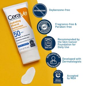 CeraVe 4-in-1 Skincare Bundle: Night Cream, Sunblock, Cleanser & Serum for Radiant Skin - Image 4