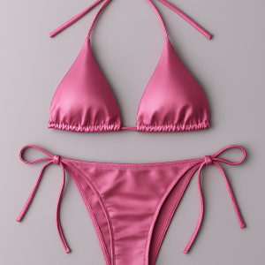 Women’s Bikini Set – Halter Neck Triangle Top & Adjustable Side-Tie Bottom | Stylish Swimwear for Beach & Pool - Image 5