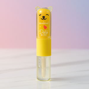 2 in 1 Cute Lip Balm + Lip Oil ? Moisturizing, Glossy & Nourishing Lip Care | Available in Yellow, Red, Pink, Dark Pink, Purple & Sky Blue - Image 5