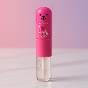2 in 1 Cute Lip Balm + Lip Oil ? Moisturizing, Glossy & Nourishing Lip Care | Available in Yellow, Red, Pink, Dark Pink, Purple & Sky Blue - Image 4